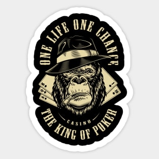 King of Poker Sticker